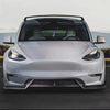 3 Pcs Front Bumper Lip V Style Splitter Spoiler for Tesla Model Y 2020-2024 Model 3 2017-2023