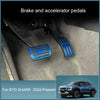 For BYD SHARK 2024-Present Car Pedals Aluminium Alloy Fuel Gas Pedal Brake Non-Slip Pedal Cover Auto Accessories