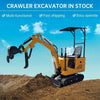 USA Shipping Crawler Mini Excavator 1 Ton Digger EPA Engine Small Excavator for Gardens Farms Door to Door Delivery