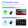 2024 Acodo 2in1 Mini Smart Wireless Android Auto Adapter Carplay Wireless For Hyundai SANTA FE TUCSON ELANTRA IONIQ 5 6 KONA