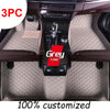 Car Floor Mats For Hyundai I30 Elantra GT PD 2018~2020 Durable Pad Carpets Luxury Leather Mat Rug Car Accessories Interior Parts