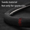 For Hyundai i40 i30 i10 ix35 ix25 Tucson Accent Elantra Santa Fe Creta Solaris Kona 37-38cm Car Steering Wheel Cover PU Leather