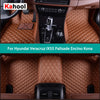 Kahool Custom Car Floor Mats para Hyundai Veracruz IX55 Palisade Encino Kona Auto alfombras Foot Coche Accessorie