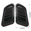 1 Pair Universal Car Fender Front Bonnet Vents Hood Decorative Side Air Flow Intake Scoop Turbo Bonnet Vent Cover Adhesive Tape