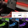 2in1 Dinámico NEON CAR ILUMINACIÓN AMBISTA Dreamcolor LED ACRYLIC Interior Strip Light RGB para Tesla Modelo 3/Y/S/X Lámpara decorativa