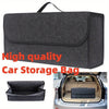 Car Organizer Bag Car Trunk Organizer Anti Slip Compartment Boot Storage Organizer Tool Car Storage Bag Organizer for Trunk 2024