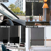 Car Windshield Sunshade Roller Blinds Auto Window Retractable Summer Protection Heat Insulation Curtain Front Rear Shading