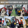 USA Stock 15HP Mini Excavator 1 Ton Crawler Excavator with Enclosed Cab Samll Digger Door to Door Delivery