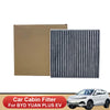 Cabin Filter For BYD YUAN PLUS EV ATTO 3 2022 2023 Activated Carbon Filters  internal Filter Anti-PM2.5 Car Accessories