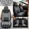 Front+Rear Car Seat Cover Set for Hyundai Sonata Genesis G80 G90 Grandeur HB20 Ix20 I20 I10 Matrix Rohens Tucson 2019 Veracruz