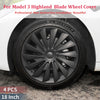 Design for Tesla Model 3 Highland 2023-2024 18 Inch Hubcap 4PCS New Blade Wheel Cover Full Rim Hubcaps for Tesla Vehicle