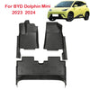 Para Byd Dolphin Mini Seagulls EV 2024 Mats de piso de automóviles de la almohadilla impermeable al pie sin deslizamiento accesorios para automóviles completamente rodeados