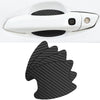 Car Door Handle Carbon Fiber Sticker Protection Film  for Hyundai Cars