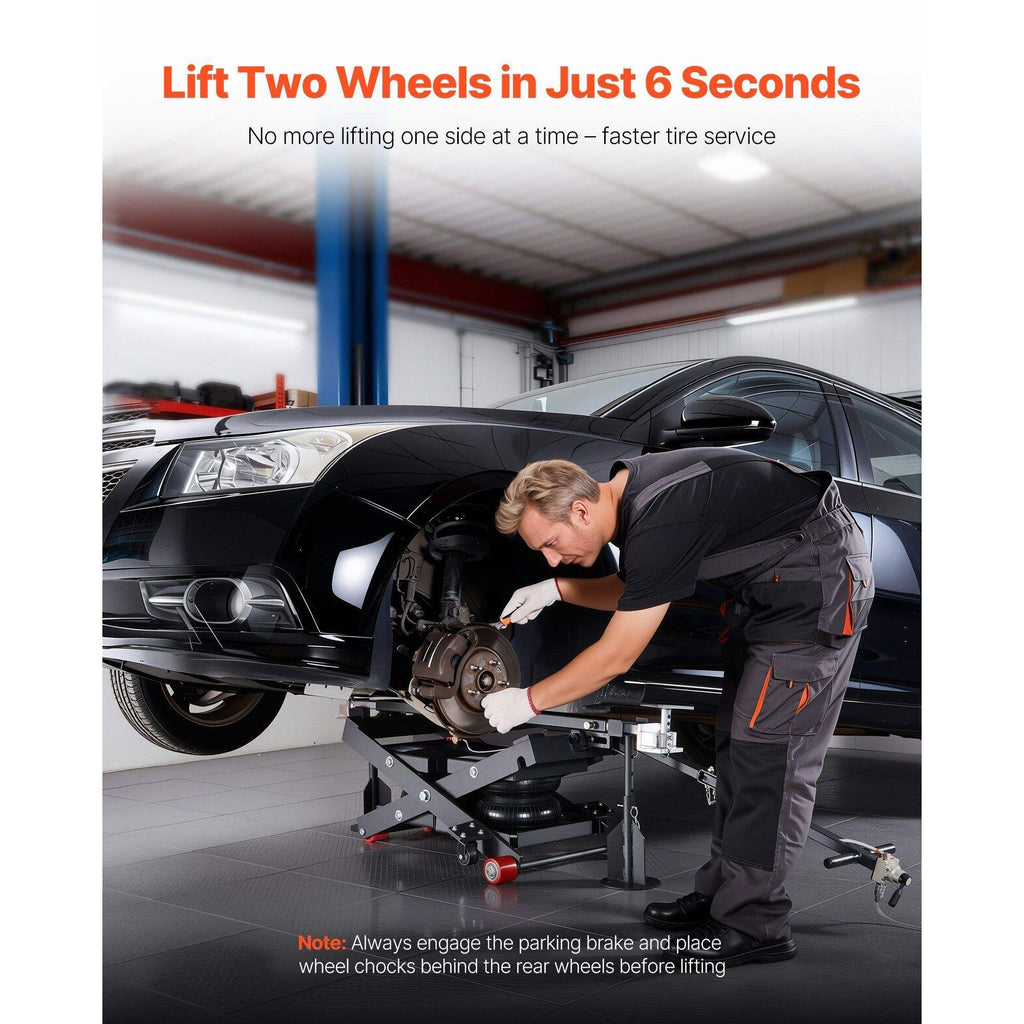 Portable Air Car Lift 6613 Lbs/3 Ton Capacity 21.7 Inch Max Height Adjustable Airbag Support Stand 21.7 Inch Max Car Lifts