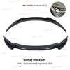 Front Bumper Lip Carbon Fiber Spoiler for Tesla Model 3 Model Y Model 3 Highland