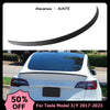 For Tesla Model Y 2023 ABS Carbon Fiber Wings Original High-performance Spoiler Model 3 2017-2023 Exterior Accessories