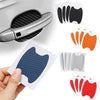 4pcs Car Door Sticker Carbon Fiber Styling Scratches Cover For Alfa Romeo 147 Hyundai I30 Accessories Renault Captur