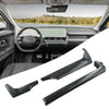 Part Cover Trim Practical 3pcs Carbon Fiber Cover Trim Dashboard For Hyundai IONIQ 5 2022+ Frame ABS High Quality