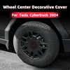 4PCS Hub Center Cover for Tesla 2024 Cybertruck Wheel Hub Cover Wheel Center Decorative Cover Hubcaps Modification Accessories