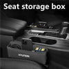 Multifunction Car Seat Gap Organizer Seat Crevice Slot Storage Box for Hyundai N LINE i30 i20 Sonata Accent Tucson Elantra Azera