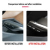 2PCS For Tesla Model 3 2023 Real Carbon Fiber Column Shift Protective Cover Decorative Stickers 2022 Tesla Model Y Accessories