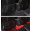 Anti Kick Mat para Hyundai Solaris Elantra Sonata Acent Creta Encino Equus IX25 Terracan Asiento APARTIVO PROTECTOR COOTRO CUERO