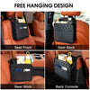 Multi-functional car seat back storage bag Leather storage bag Garbage bag Storage bag Garbage can storage for most models