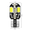 10/20pcs W5W T10 Bombas LED Canbus 5730 8SMD 12V 6000K 194 168 Mapa interior de automóvil LED Luces de estacionamiento Luculación de señal de estacionamiento Auto Lámpara