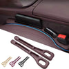 2Pcs Car Seat Gap Filler Organizer PU Waterproof Universal Car Seat Gap Anti-leak Stopper Strip 2Slot Seat Gap Storage Organizer