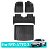 for BYD ATTO3 ATTO 3 YUAN PLUS TPE 3D Car Floor Mats Cargo Liner Waterproof Protective Car Pad Auto Accessories