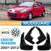 For Hyundai i30 i30cw Wagon 2007 2008 209 2010 2011 2012 Mud Flaps Splash Guard Mudguard Fenders Splasher Car Accessories 4X