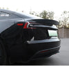 Fibra de carbono de spoiler de ABS para Tesla Model 3 Highland 2024 ALA DE TRANJA DE CAR CASTA ACCESORIOS DE AUTO AUTO AUTO