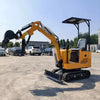 USA Shipping Crawler Mini Excavator 1 Ton Digger EPA Engine Small Excavator for Gardens Farms Door to Door Delivery