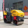 USA Shipping EPA Petrol Engine Mini Road Roller Machine Asphalt Vibratory Roller Ride On Compactor for Road Paving