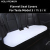 Para Tesla Modelo 3 x s y de alta calidad cubierta de asiento tapizado de franela CHUCHO CHUCHO CHUCHO CHUCHO COMO MODIFICADO ACCESORIOS DE Decorar