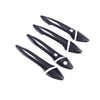 For Hyundai i30 2012 2013 2014 2015 2016 Chrome Carbon Fiber Car Door Handle Cover Trim Set Stickers Styling Accessories