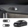 ABS carbon fiber look For Hyundai Aini Krypton IONIQ6 IONIQ 6 2022+headlight window lift swtich front water cup gear shift panle