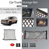 Car Trunk Storage Net For Hyundai Santa Fe MX5 2024 2025 2026 Nylon Mesh Rear Trunk Organizer Elastic String Bag Car Accessories