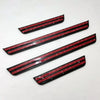 4Pcs/SET Stainless Steel Plastic For 2024 2025 Byd Shark Auto Door Sill Pedal Scuff Plate Decoration Cover Car Accessories