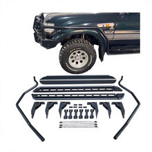 Load image into Gallery viewer, Side Steps Pedal Type Roll Steel for Land Cruiser 75/79 LC79 Pickup 4x4 100% Fitment