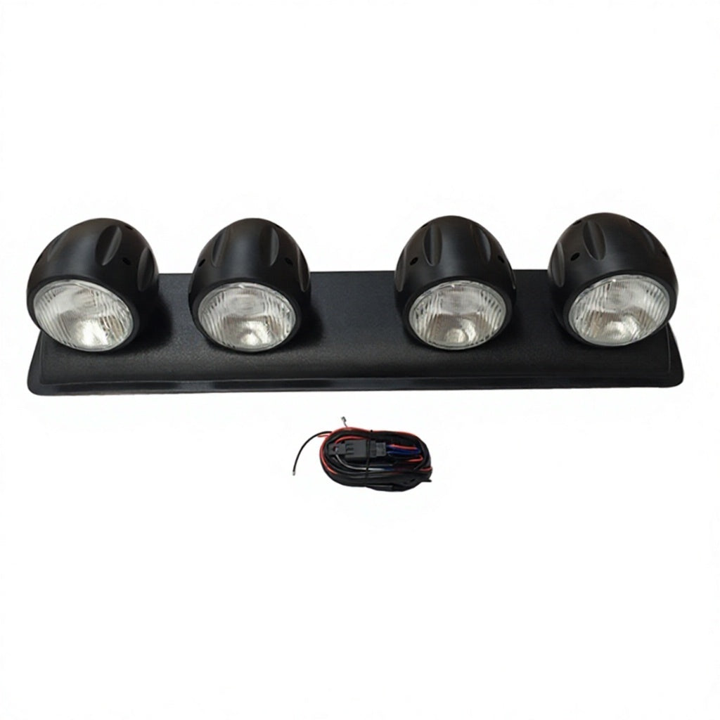 Super Bright 4 Pod LED Off-Road Light Bar Kit  New Universal Light LED Fog-Proof H3 Bulb Top Lamp for 4WD Car Kits