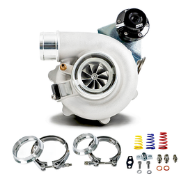 EM-001 TBO Turbo G25-585 Reverse Dual V-Band Internal Wastegate 0.72AR 350-585HP