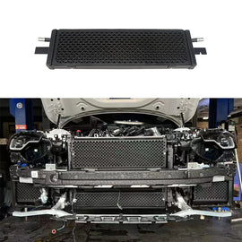 Universal 8 Row Aluminum Tube and Fin Racing Engine Transmission Oil Cooler Manual Radiator Converter Kit Cooling System