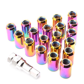 Universal Steel Wheel Nut M12x1.5 M12x1.25 L:32mm 20 Pcs/set