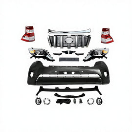 Vehicle Accessories for Land Cruiser Prado 150 Facelift Conversion 4x4 Front Body Kit PP Plastic & Aluminum Alloy 100% F