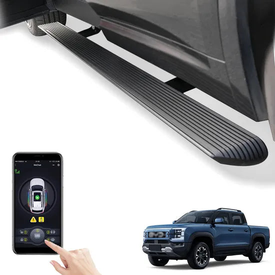 BYD Shark 6 Smart Retractable Electric Side Steps (aluminum, LED option)