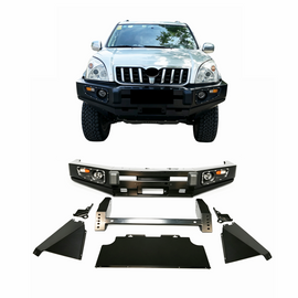 Without Loops Front Bumper for Prado 120 Series LC120 FJ120 4x4 Off Road Accessories Winch Bull Bar