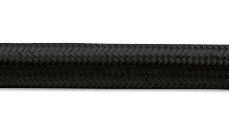 Vibrant -16 AN Black Nylon Braided Flex Hose (10 foot roll)