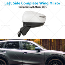 Load image into Gallery viewer, LH Door Wing Mirror Suitable for Mazda CX-5 2015-2016 No BlindSpot 8 Wires White-3
