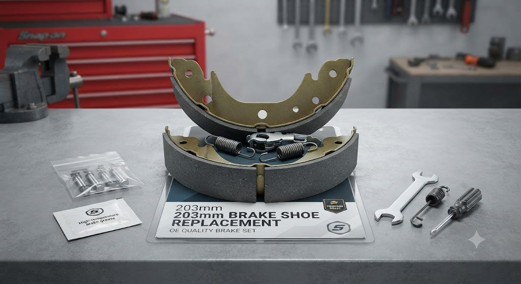 203mm Brake Shoe Replacement